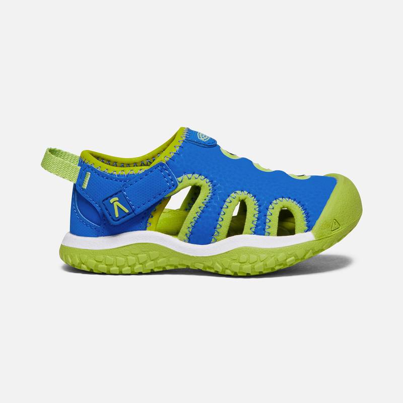 Keen Stingray Baby Sandalen Kinder DE-69043 Brilliant Blue/Chartreuse - Keen Kinderschuhe Blau